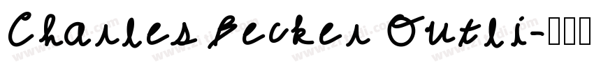 Charles Becker Outli字体转换